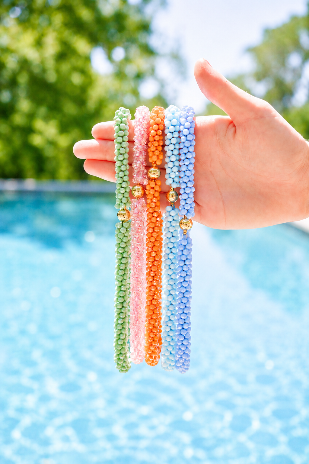 Marni Hand-Beaded Czech Bead Necklace