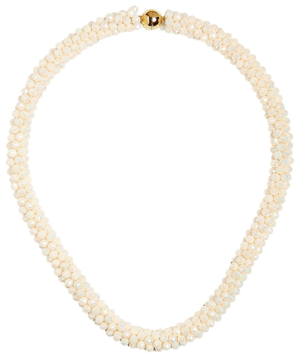 Marni Hand-Beaded Czech Bead Necklace