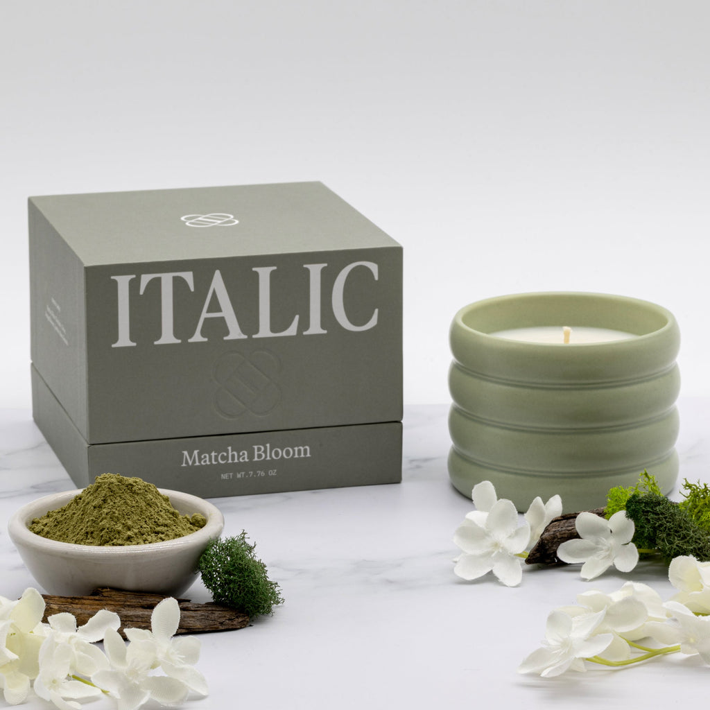 Vegan Soy Wax Candle in Reusable Ceramic Vessel