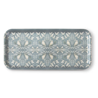 Snowbirds Narrow Birchwood Small Decorative Tray