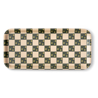 Yuletide Garden Narrow Birchwood Small Decorative Tray