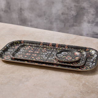Dandelions Narrow Birchwood Small Decorative Tray