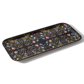 Forget-Me-Nots Narrow Birchwood Small Decorative Tray