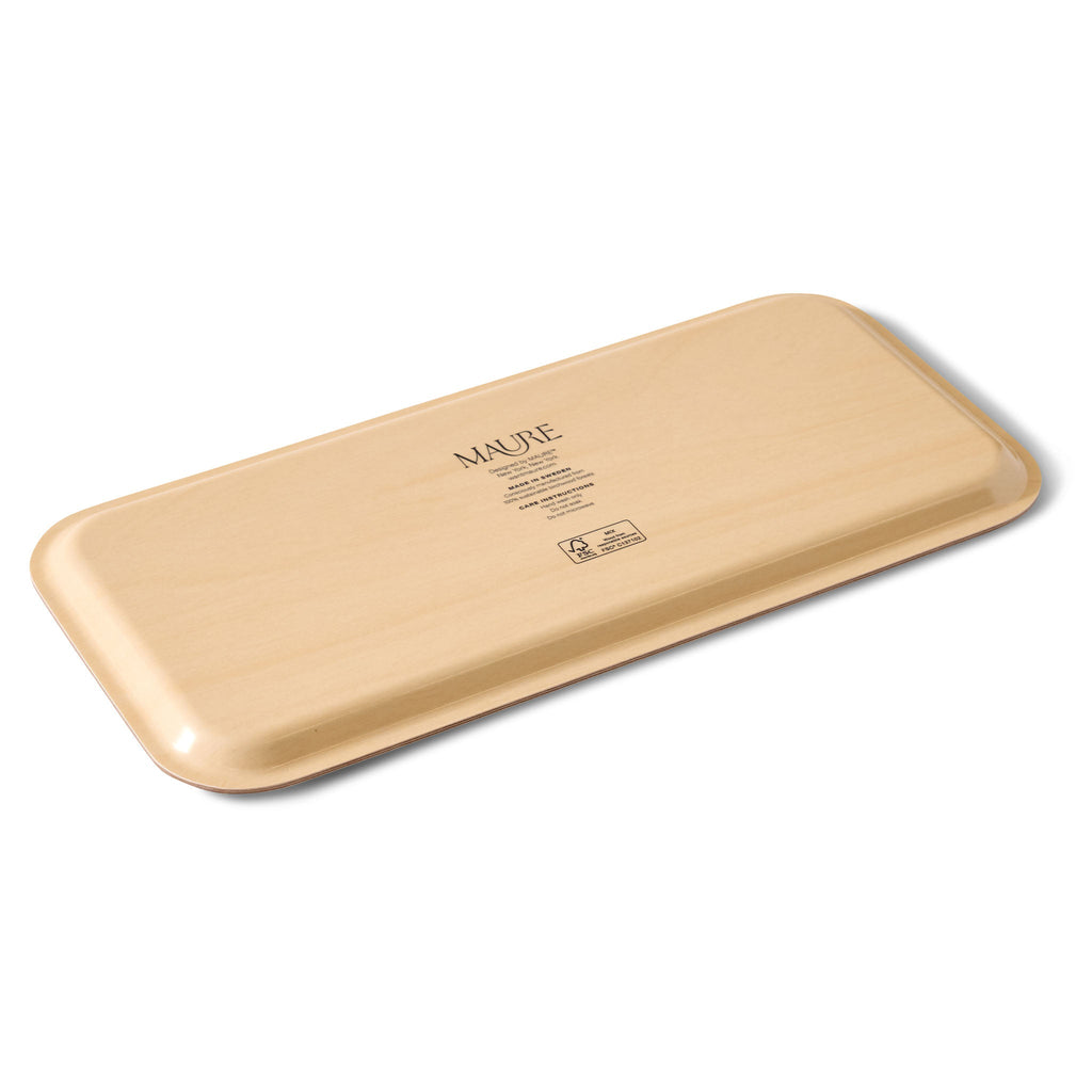 Dandelions Narrow Birchwood Small Decorative Tray