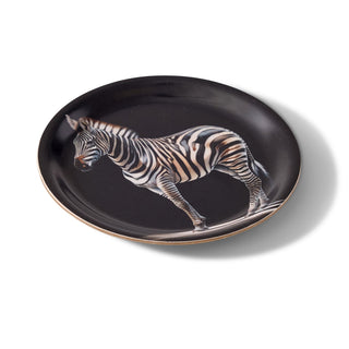 Zebra Mini Birchwood Tray Set of 2