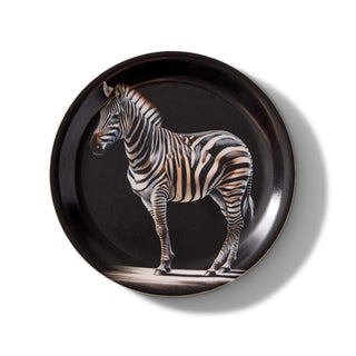 Zebra Mini Birchwood Tray Set of 2