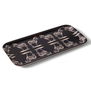 Zebra Narrow Birchwood Small Decorative Tray
