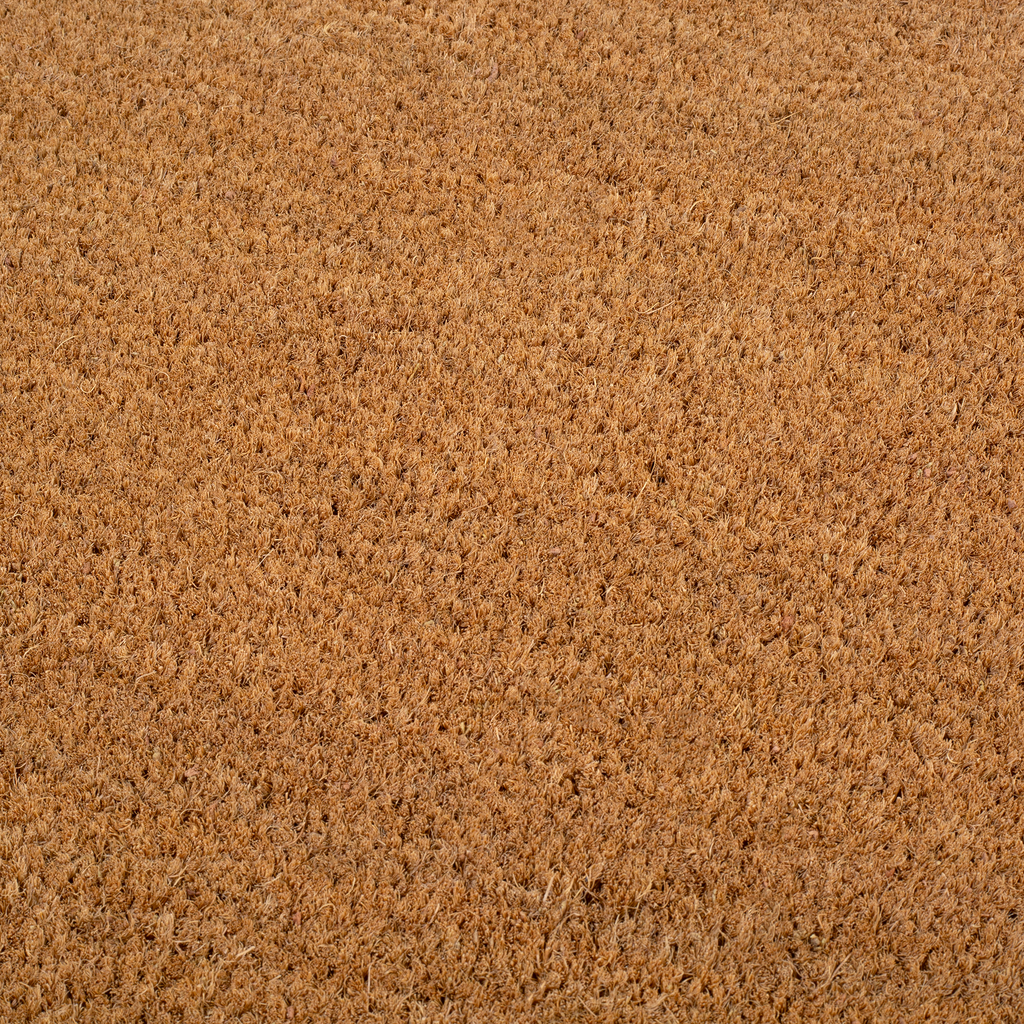 Minimalist Natural Coir Doormat