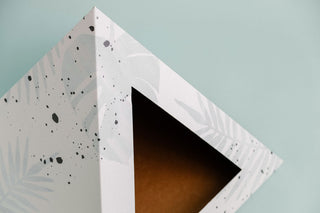 Oasis Cardboard Cat Pyramid | Eco-Friendly Modern Cat Hideaway