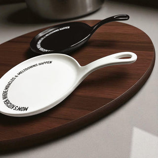 Funny Mom Spoon Rest with Wooden Spoon – Porcelain Kitchen Spoon Holder Gift for Moms