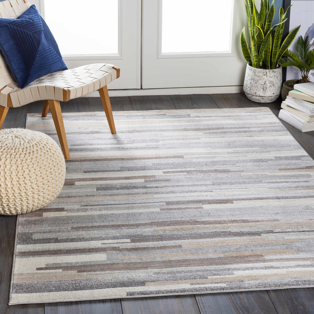 Monkland Area Rug – Contemporary Neutral Living Room Carpet