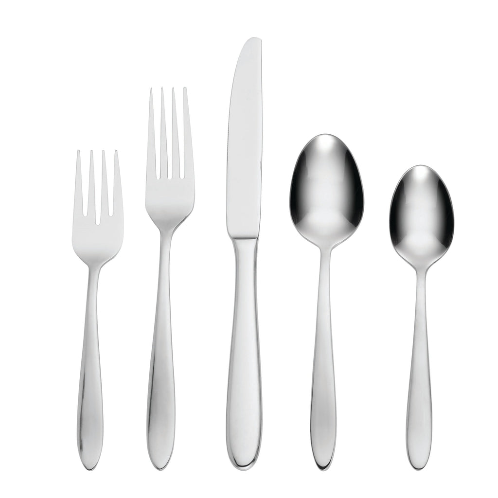 Oneida Mooncrest 45-Piece Flatware Set, 18/0 stainless steel