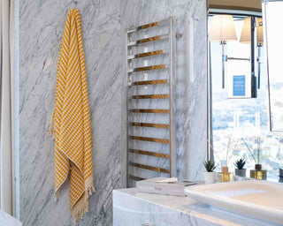 Pom Pom Bath Towel | Organic Cotton Jacquard Towel