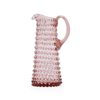 Hobnail Glass Jug in Night Iris – Tall 1.2 Liter