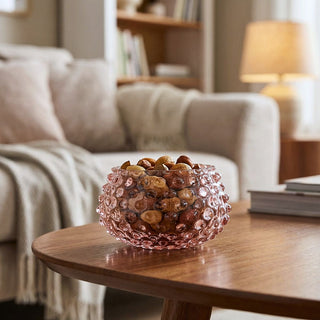 Hobnail Glass Bowl in Night Iris – Small