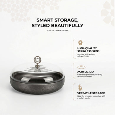 Nourhan - Large Canister - Black Walnut