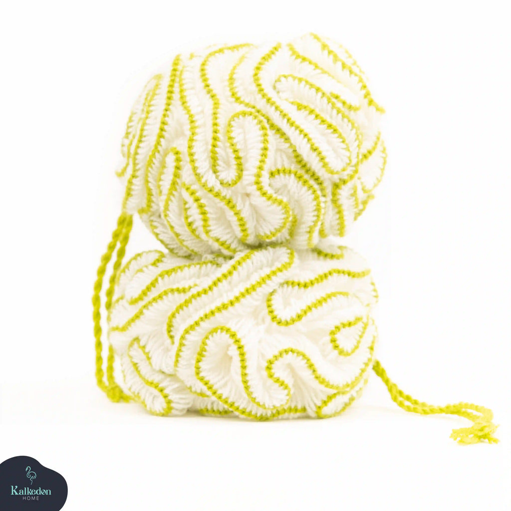 Organic Cotton Shower Pouf | Eco-Friendly Bath Loofah