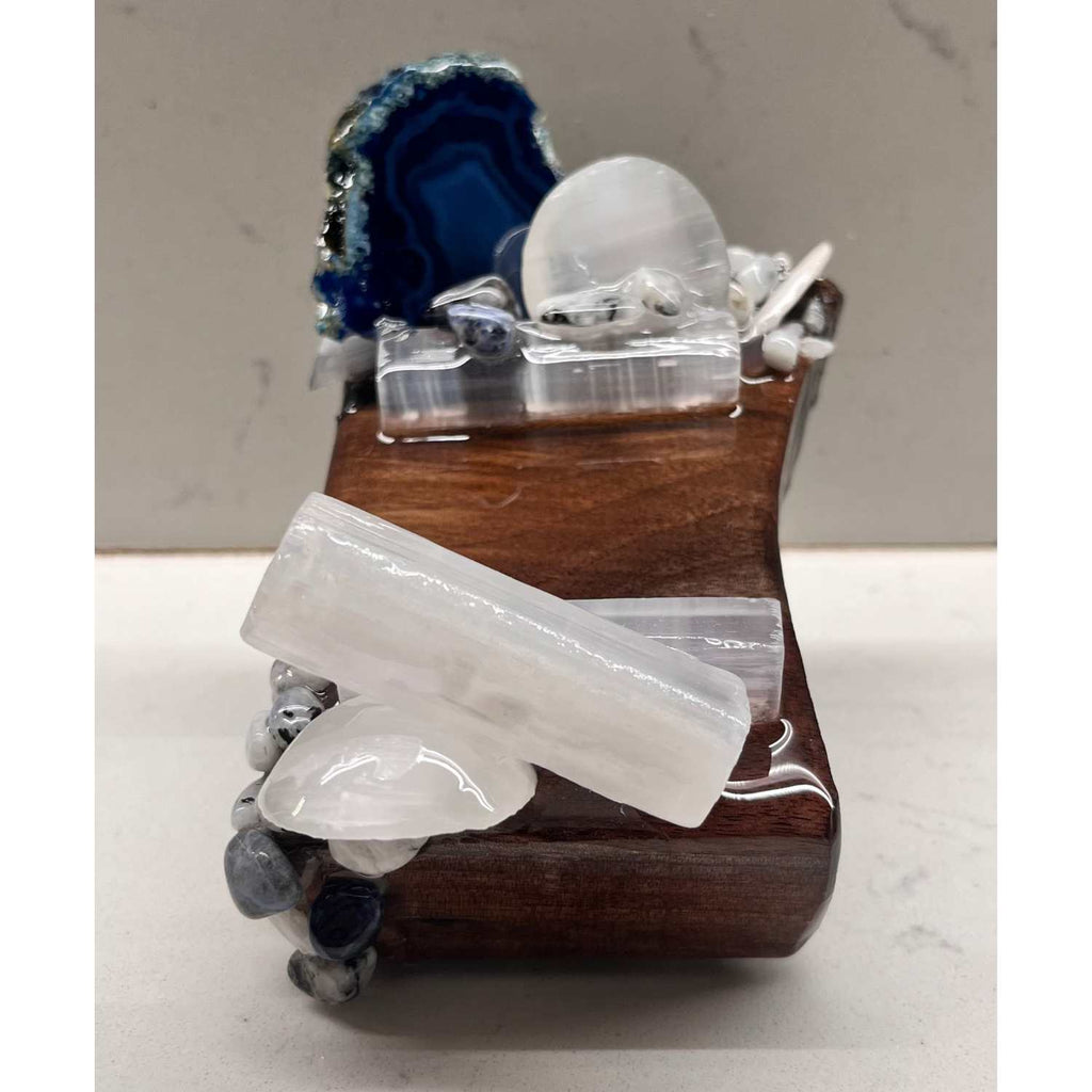 Azure Phone Holder / Business Card Holder