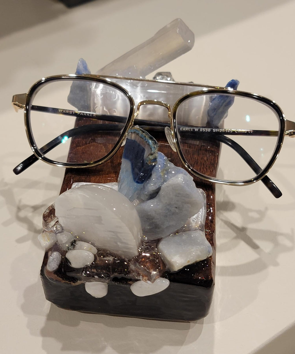 Azure Phone Holder / Business Card Holder