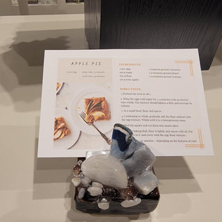 Azure Phone Holder / Business Card Holder