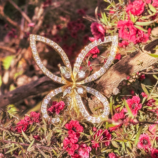 Gold Papillon Figurine | Butterfly Figurine