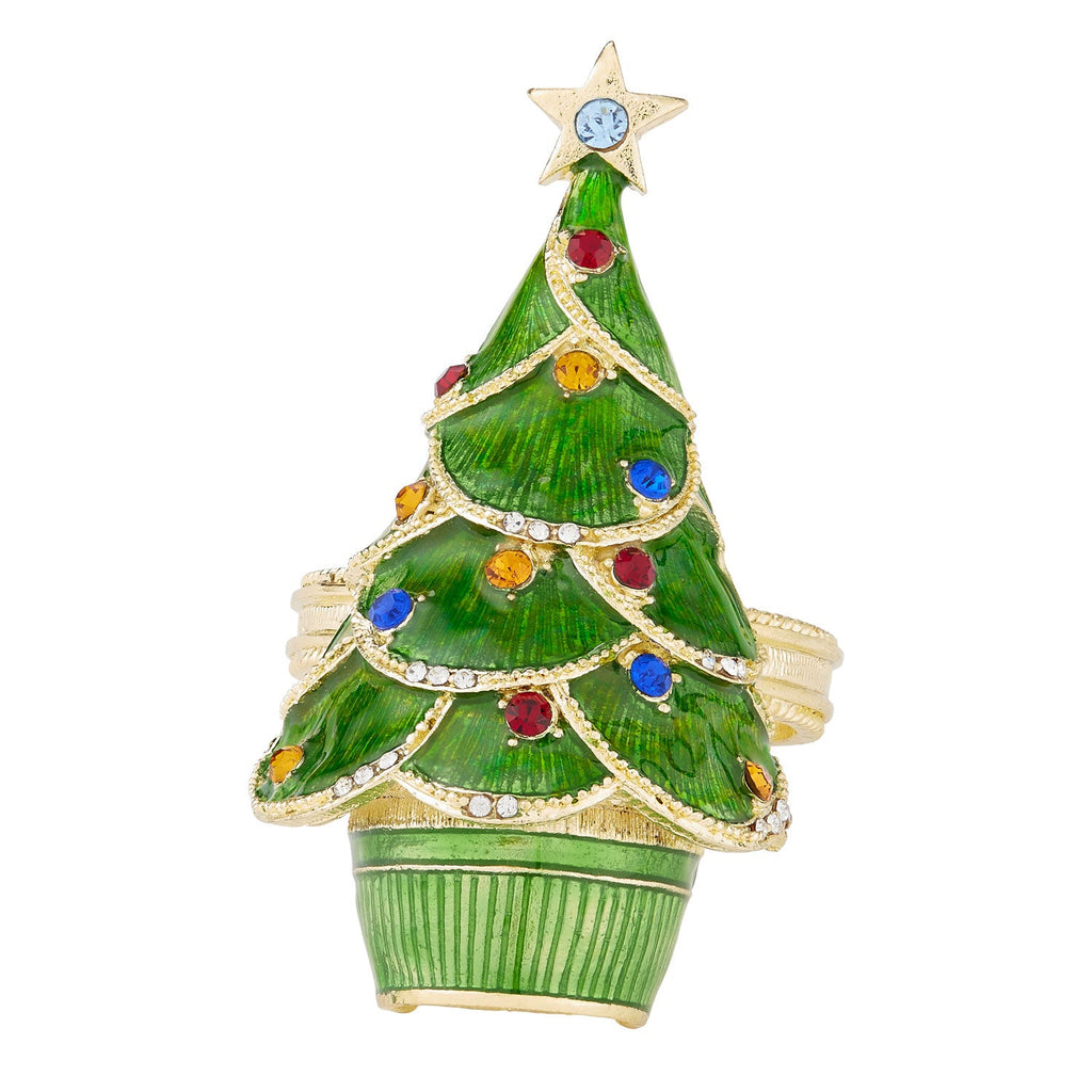 Christmas Tree Napkin Rings (Set of 4)