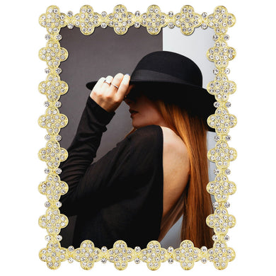 Pavé Clover Picture Frame