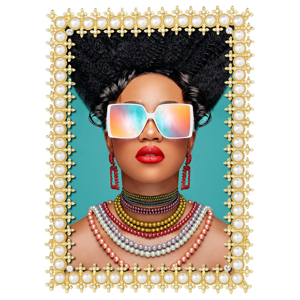 Crystal & Pearl Picture Frame