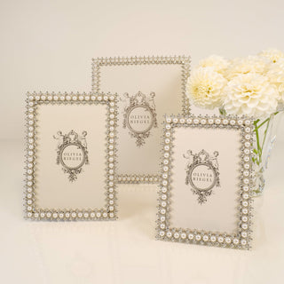 Crystal & Pearl Picture Frame