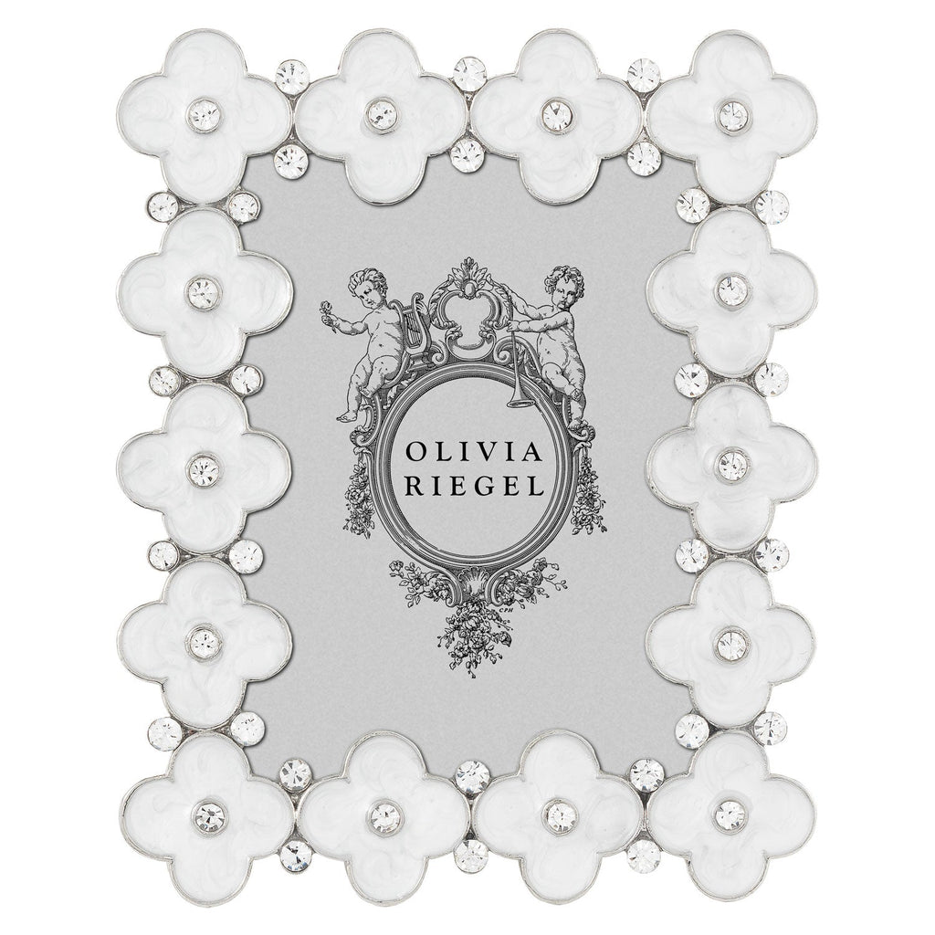 Enamel Clover Picture Frame