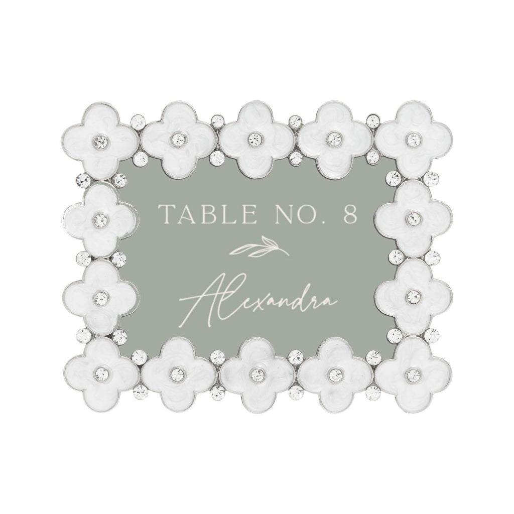 Enamel Clover Picture Frame