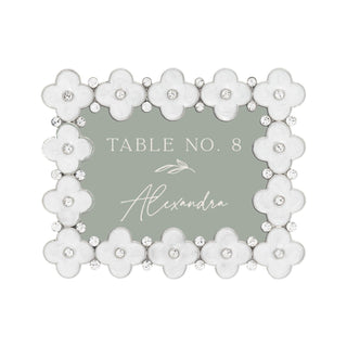 Enamel Clover Picture Frame