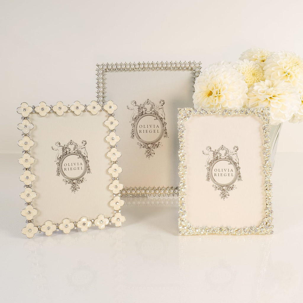 Enamel Clover Picture Frame