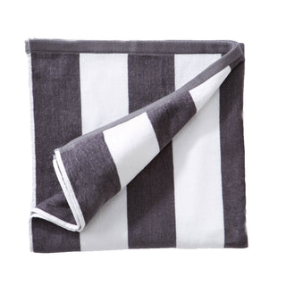 Elegant Cotton Velour Cabana Stripe Beach Towel – Novia Collection