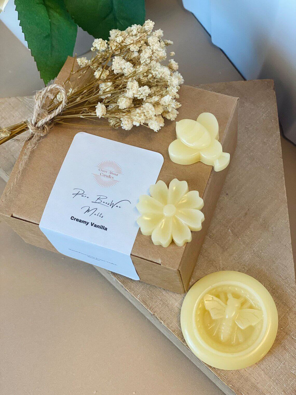 Beeswax Melts - Eco-Friendly Hand-Poured Scented Melts Set of 6 for a Natural Aroma