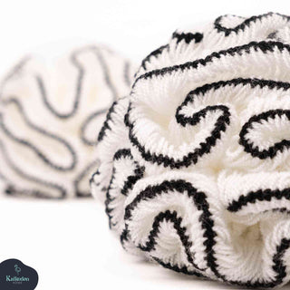 Organic Cotton Shower Pouf | Eco-Friendly Bath Loofah