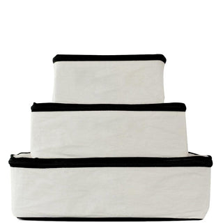 Personalized Packing Cubes, 3-pack – Cream