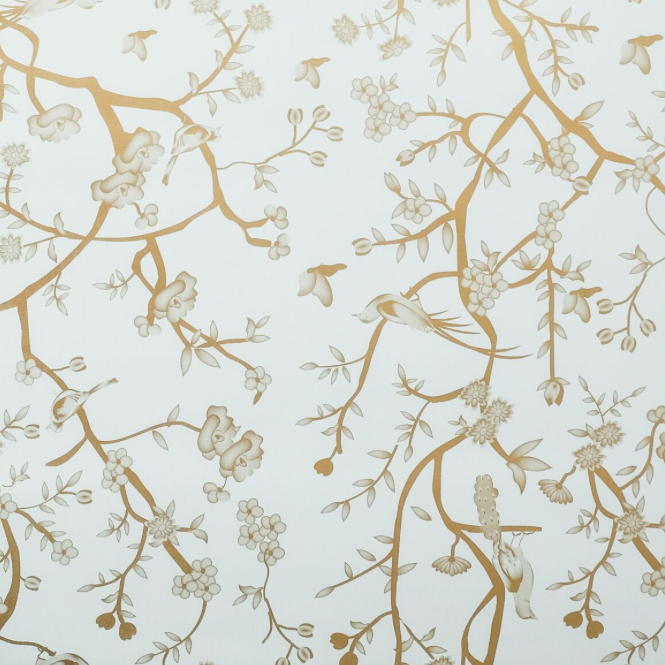 Pale Green & Gold Chinoiserie Gift Wrap | Elegant Decorative Wrapping Paper