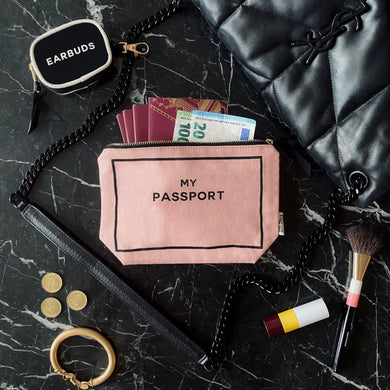 Passport Pouch – Pink/Blush