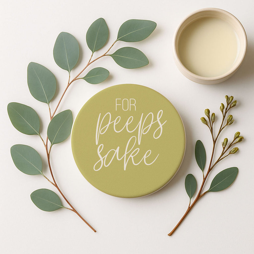 Easter & Spring Ceramic Coasters – Matte Finish Seasonal Collection (4