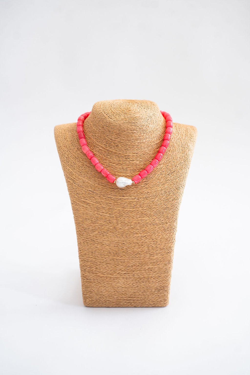 Penny Semi-Precious Stone Pendant Necklace