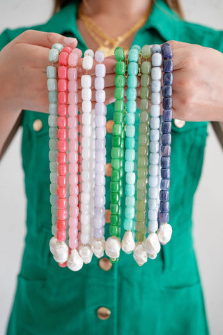 Penny Semi-Precious Stone Pendant Necklace
