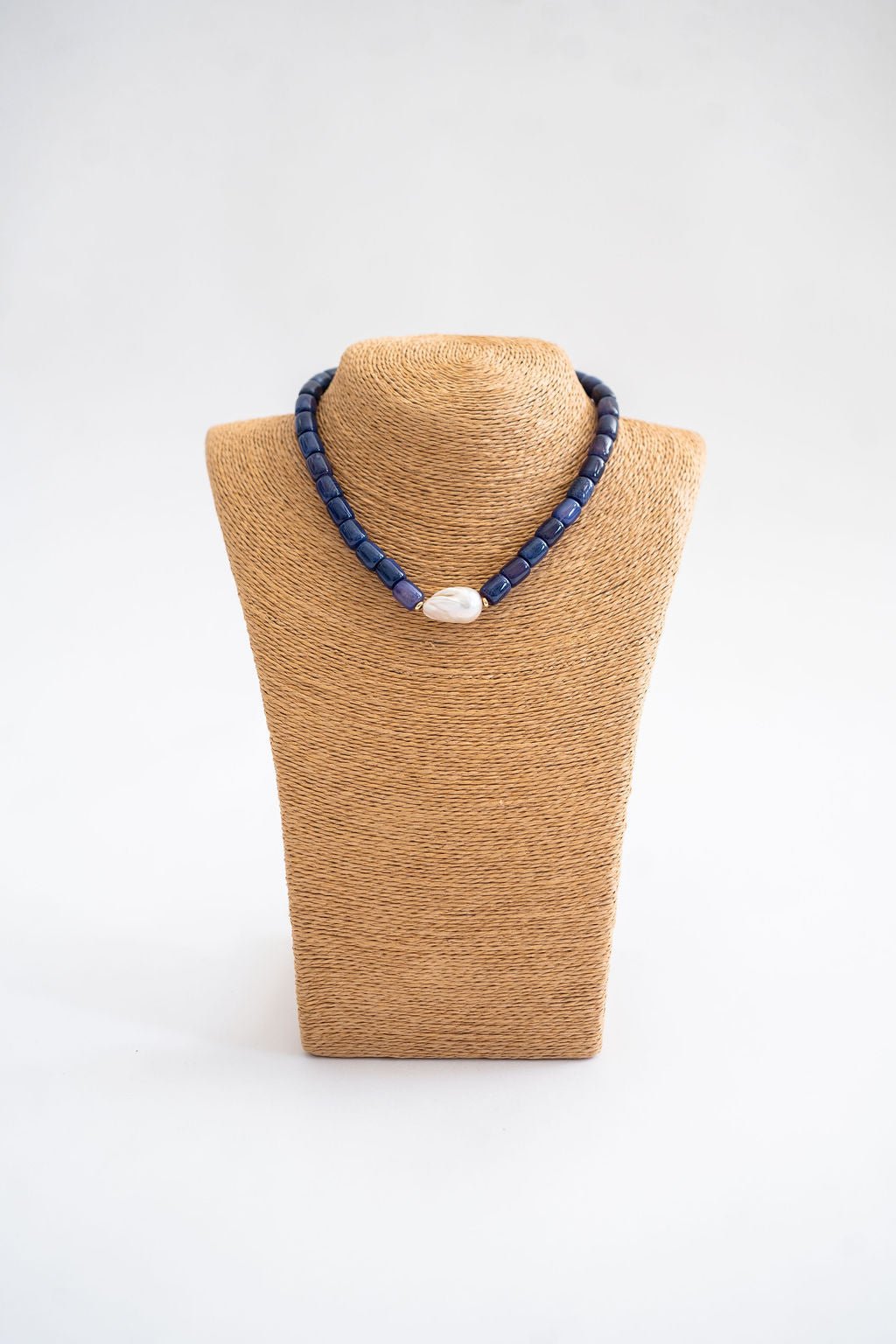 Penny Semi-Precious Stone Pendant Necklace