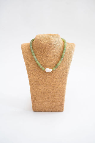Penny Semi-Precious Stone Pendant Necklace