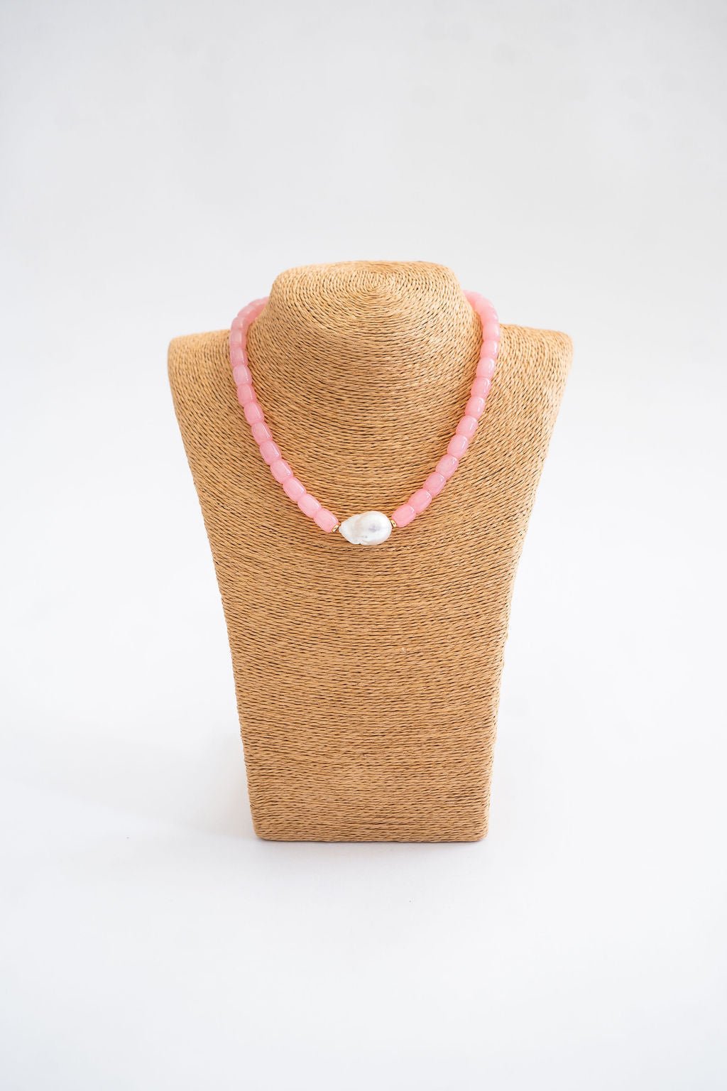Penny Semi-Precious Stone Pendant Necklace