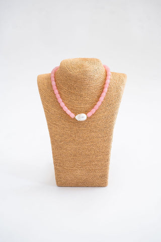 Penny Semi-Precious Stone Pendant Necklace