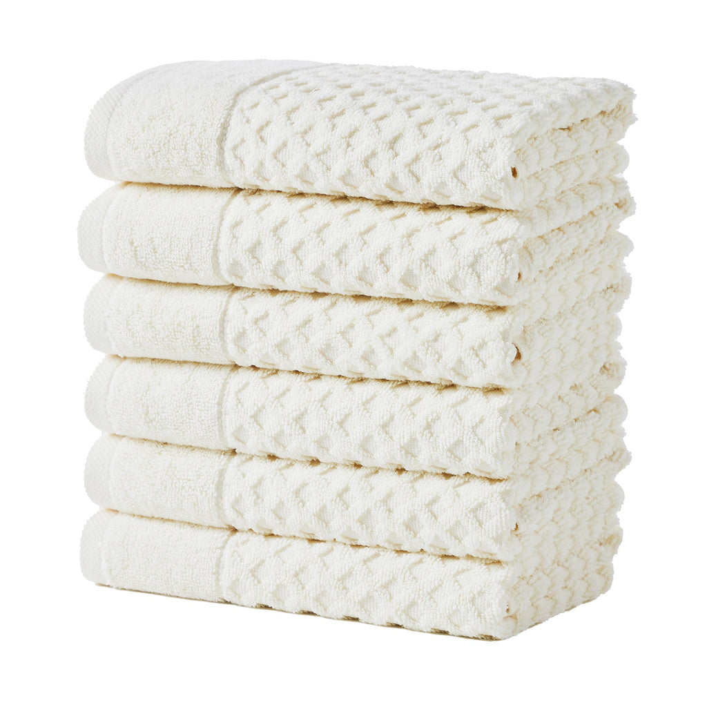Grayson Cotton Diamond Waffle Weave Bath Towel Set