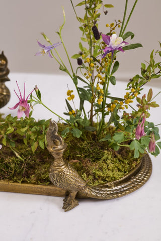 Emerson Pheasant Decorative Tray – Antique Gold