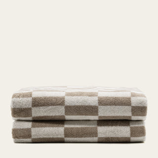 Pietra Checkered Australian Cotton Towels
