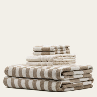 Pietra Checkered Australian Cotton Towels